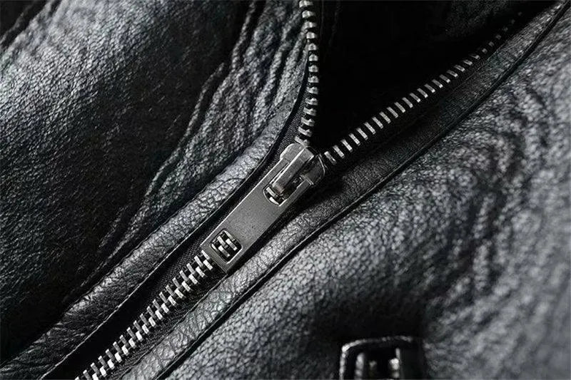 Women’s Belted Moto Bomber Jacket Style