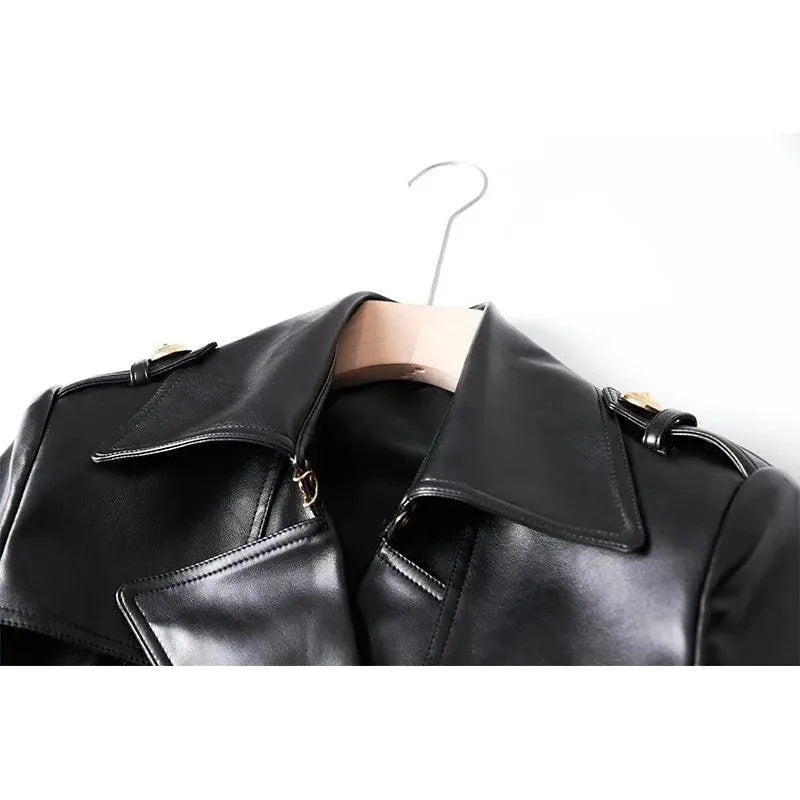Women's Belted Trench Coat Double Breasted Style