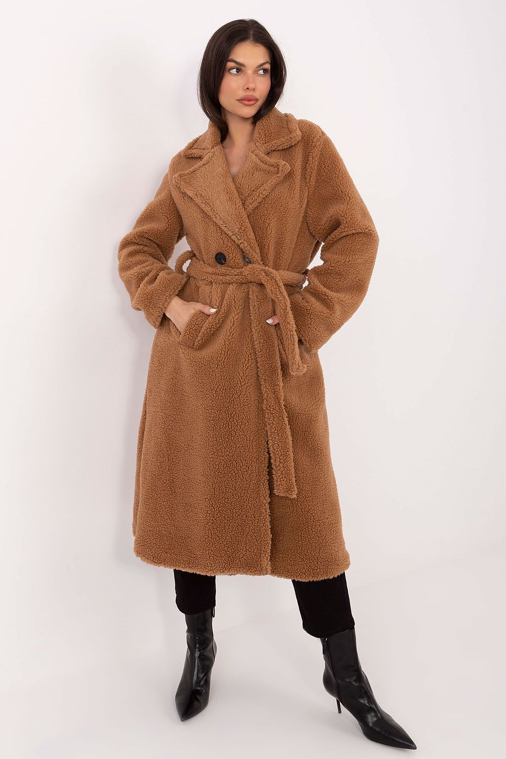 Women's Classic Belted Trench Coat — Beige