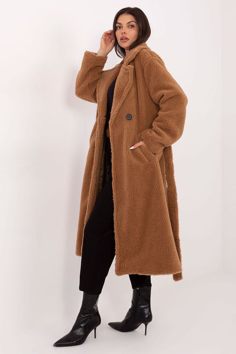 Women's Classic Belted Trench Coat — Beige