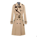 Women's Classic Trench Coat Longline Timeless Style