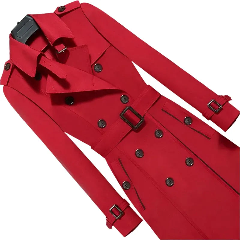 Women's Classic Trench Coat Longline Timeless Style