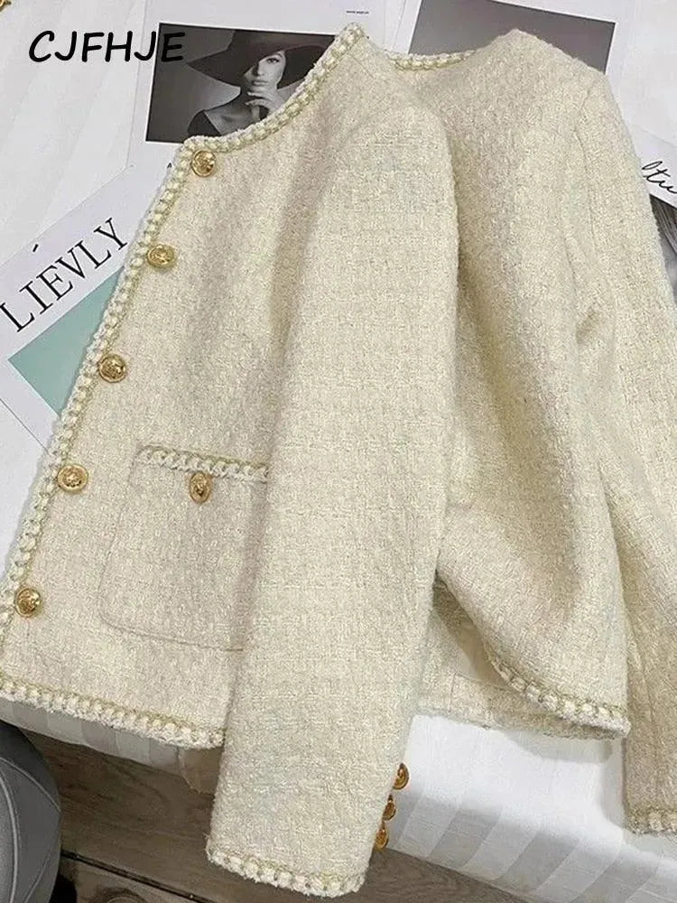 Women’s Classic Tweed Jacket Elegant Style