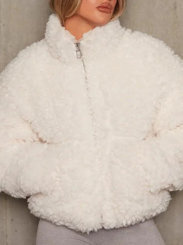 Women’s Cropped Fleece Bolero Jacket Style