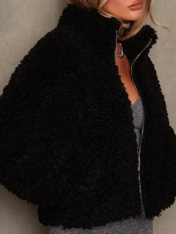 Women’s Cropped Fleece Bolero Jacket Style
