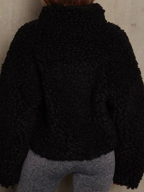 Women’s Cropped Fleece Bolero Jacket Style