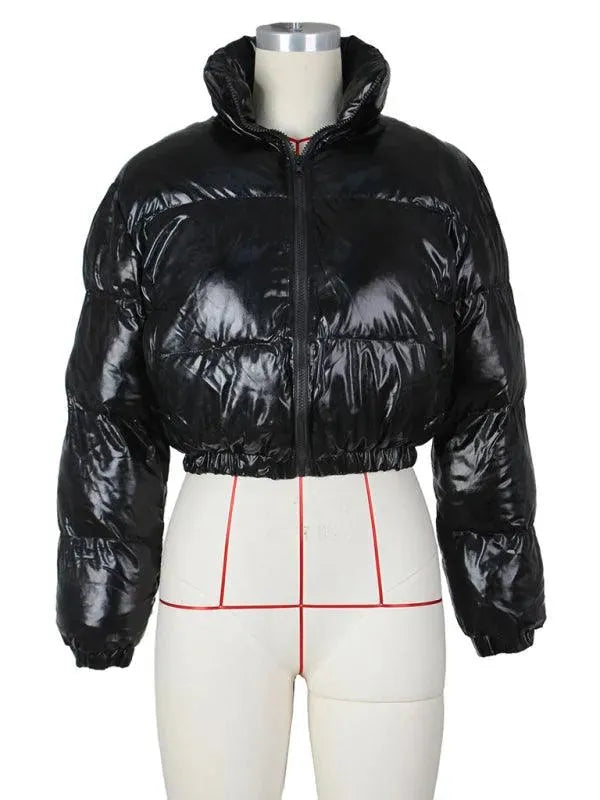 Women’s Cropped Puffer Jacket Modern Style