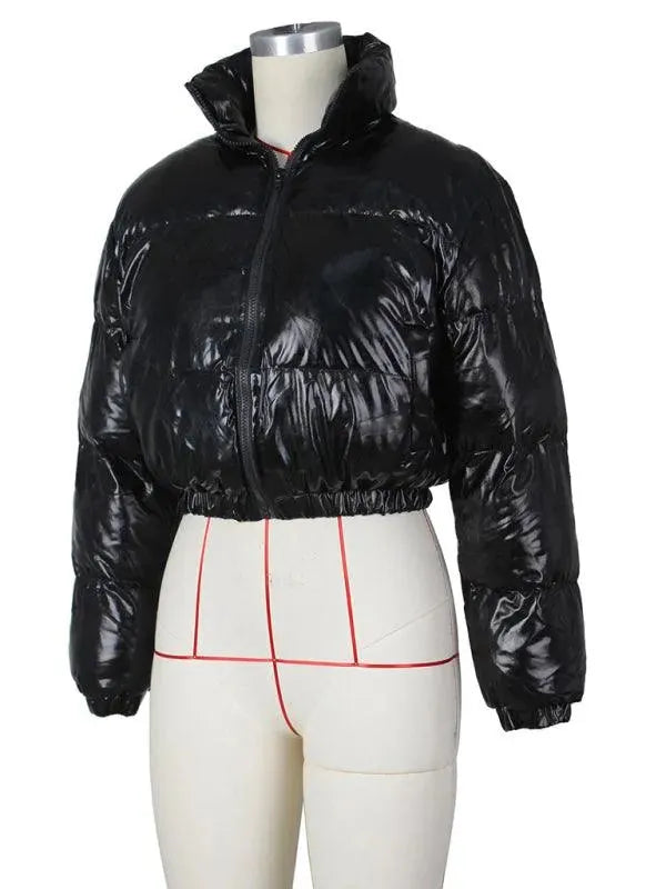 Women’s Cropped Puffer Jacket Modern Style