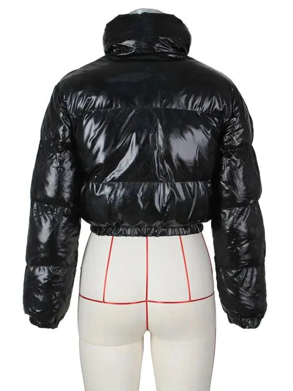 Women’s Cropped Puffer Jacket Modern Style