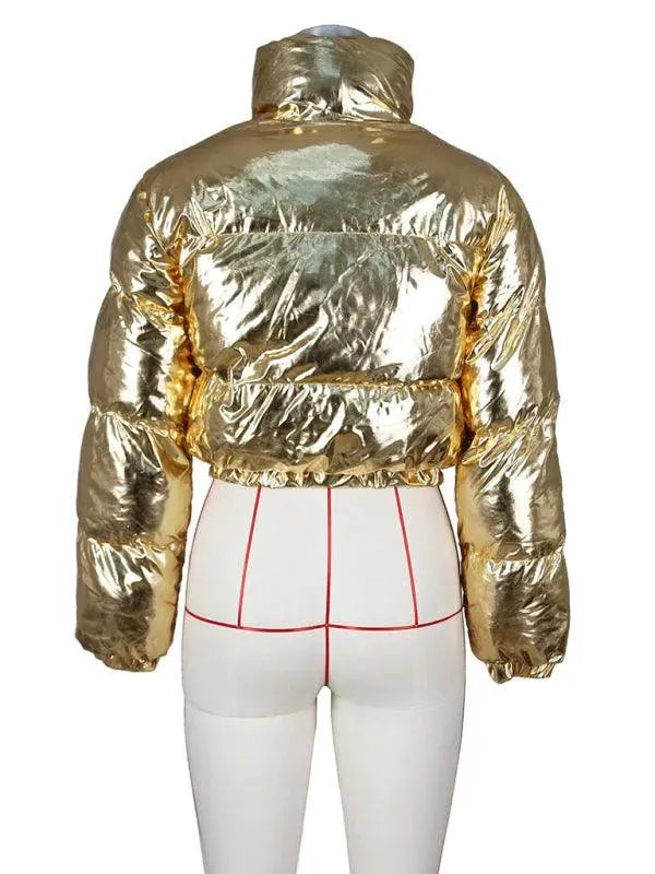 Women’s Cropped Puffer Jacket Modern Style