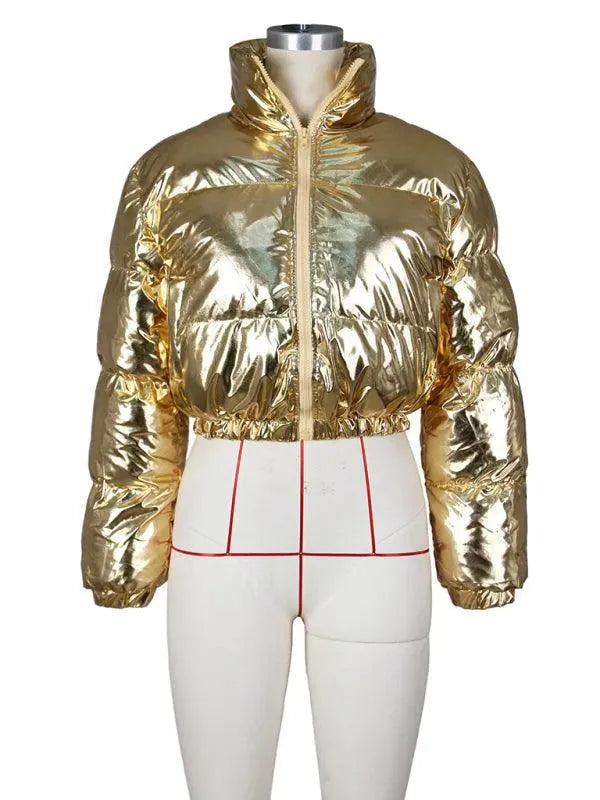 Women’s Cropped Puffer Jacket Modern Style