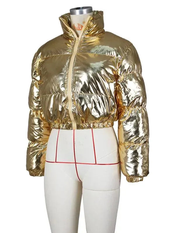 Women’s Cropped Puffer Jacket Modern Style