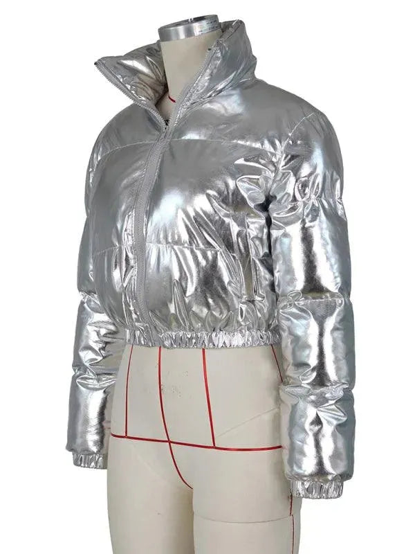 Women’s Cropped Puffer Jacket Modern Style