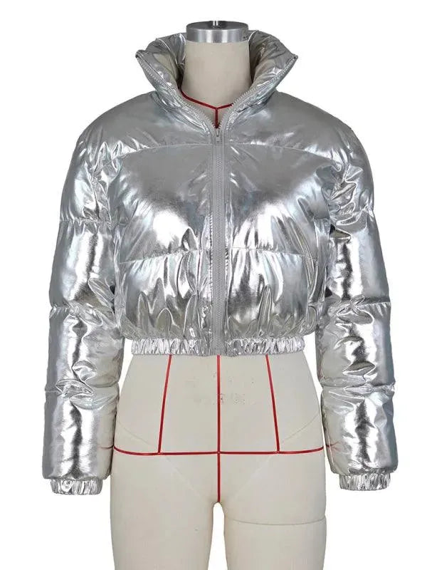 Women’s Cropped Puffer Jacket Modern Style