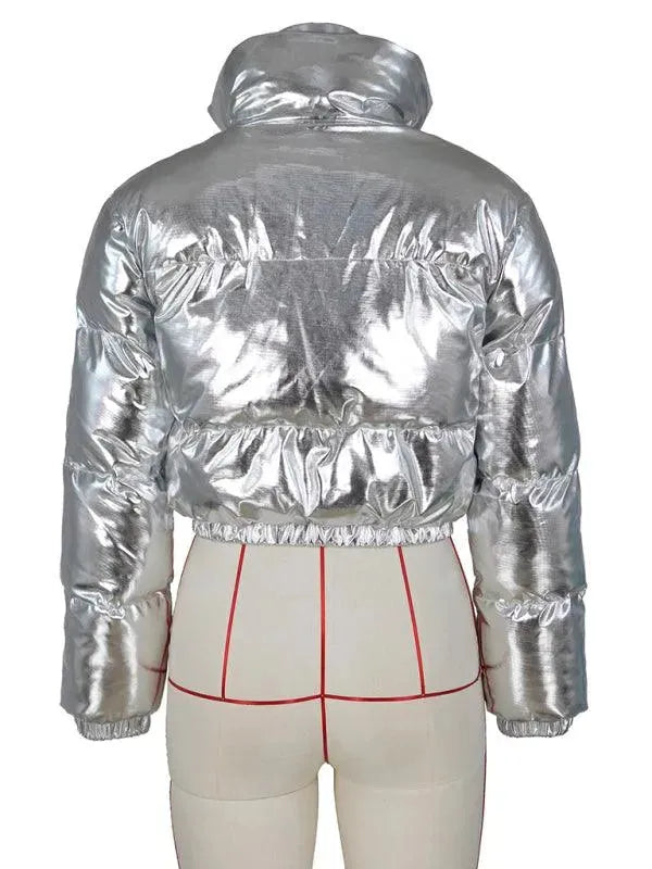 Women’s Cropped Puffer Jacket Modern Style