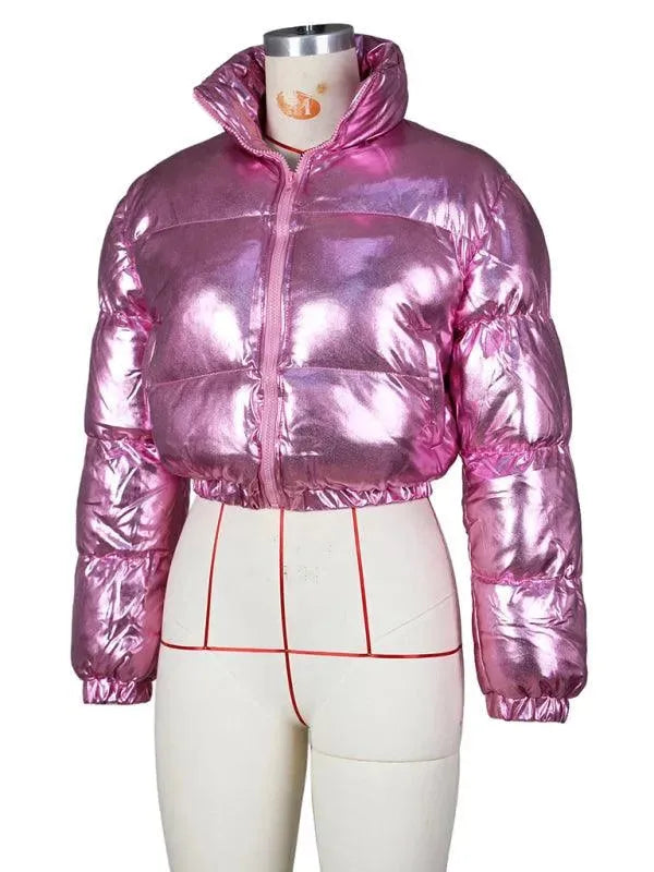 Women’s Cropped Puffer Jacket Modern Style