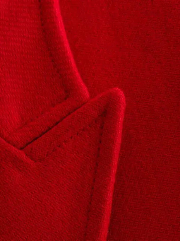 Women's Double Breasted Overcoat Loose Fit Long Style