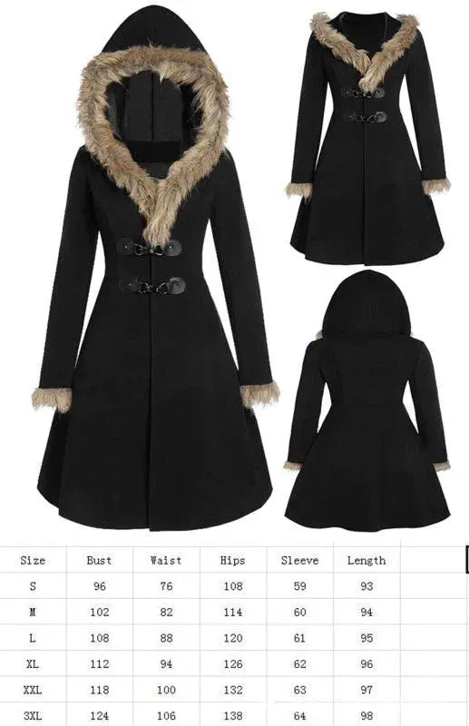 Women's Duffle Coat Long Warm Classic Style