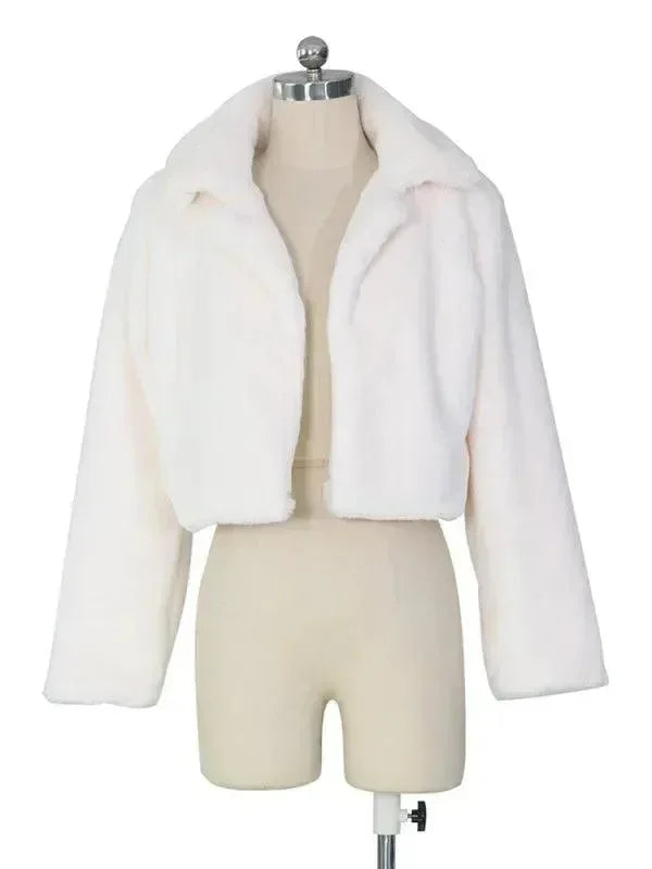 Women’s Faux Fur Bolero Jacket Warm Style