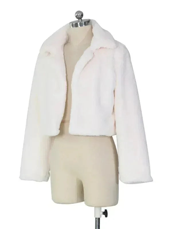Women’s Faux Fur Bolero Jacket Warm Style