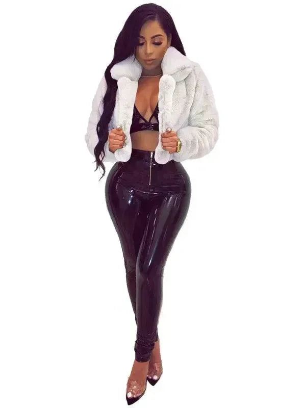 Women’s Faux Fur Bolero Jacket Warm Style