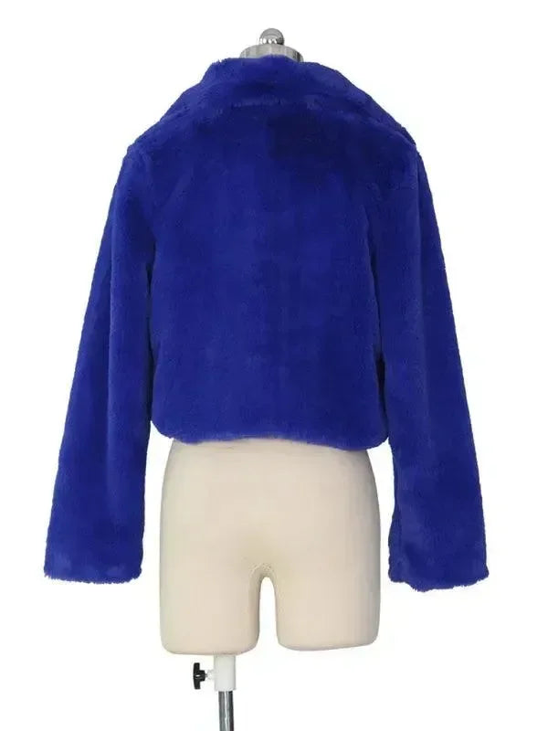 Women’s Faux Fur Bolero Jacket Warm Style