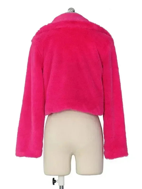 Women’s Faux Fur Bolero Jacket Warm Style