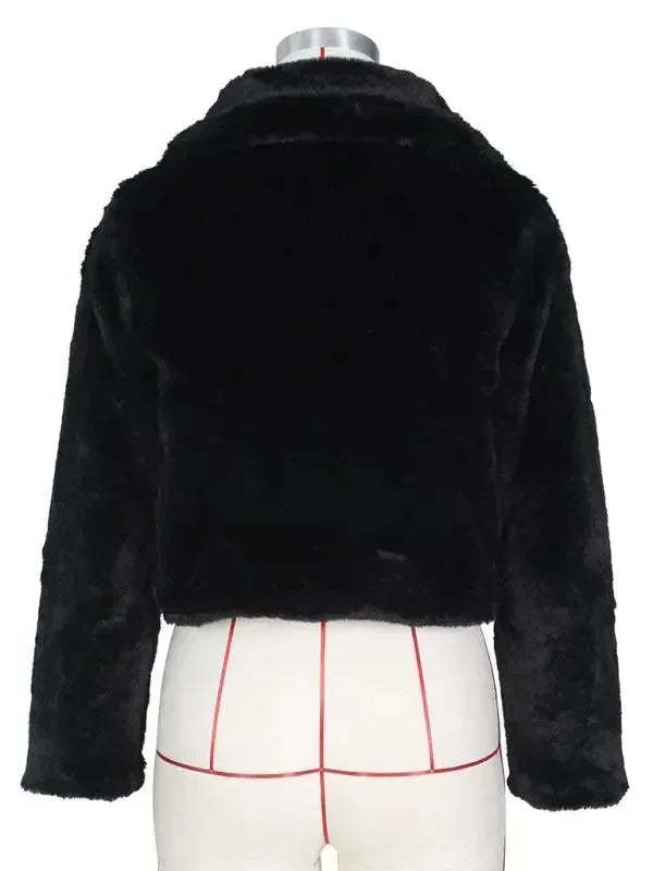 Women’s Faux Fur Bolero Jacket Warm Style