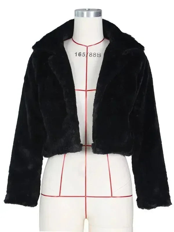 Women’s Faux Fur Bolero Jacket Warm Style