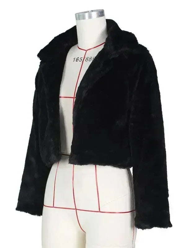 Women’s Faux Fur Bolero Jacket Warm Style