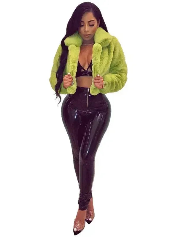 Women’s Faux Fur Bolero Jacket Warm Style