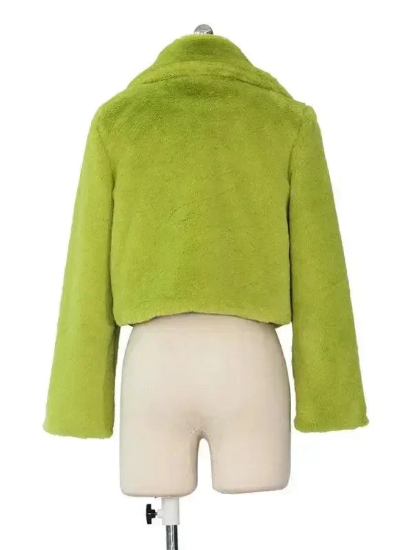 Women’s Faux Fur Bolero Jacket Warm Style
