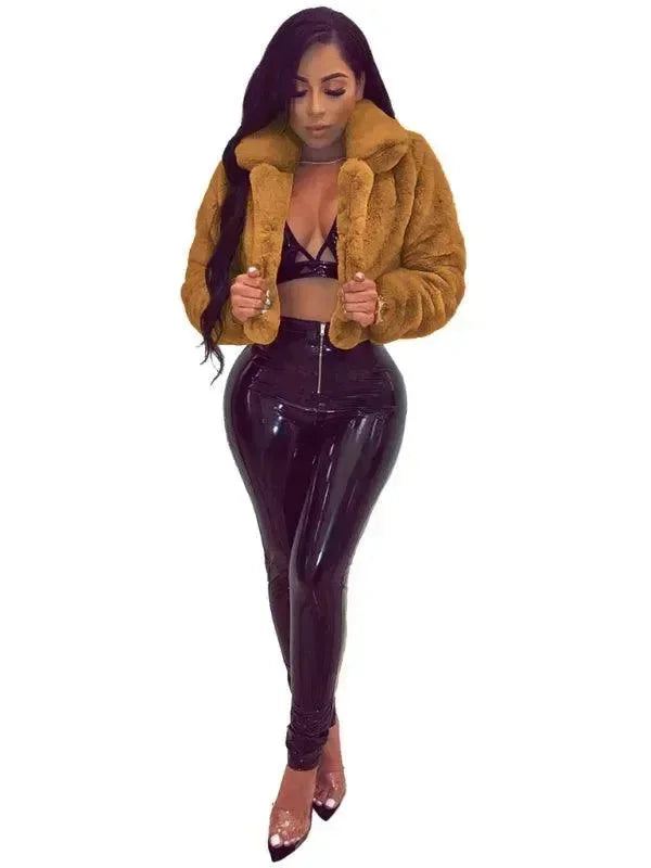 Women’s Faux Fur Bolero Jacket Warm Style