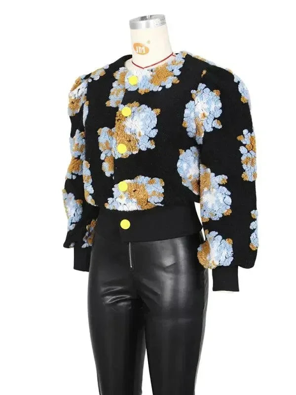 Women’s Floral Bolero Jacket Elegant Style
