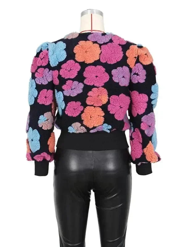Women’s Floral Bolero Jacket Elegant Style