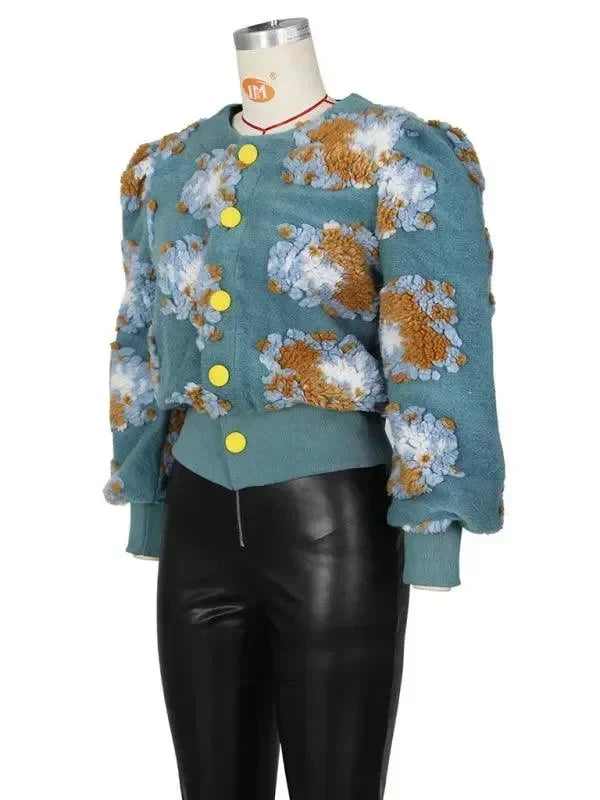 Women’s Floral Bolero Jacket Elegant Style