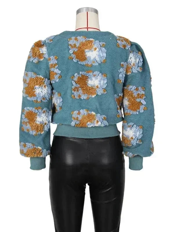 Women’s Floral Bolero Jacket Elegant Style