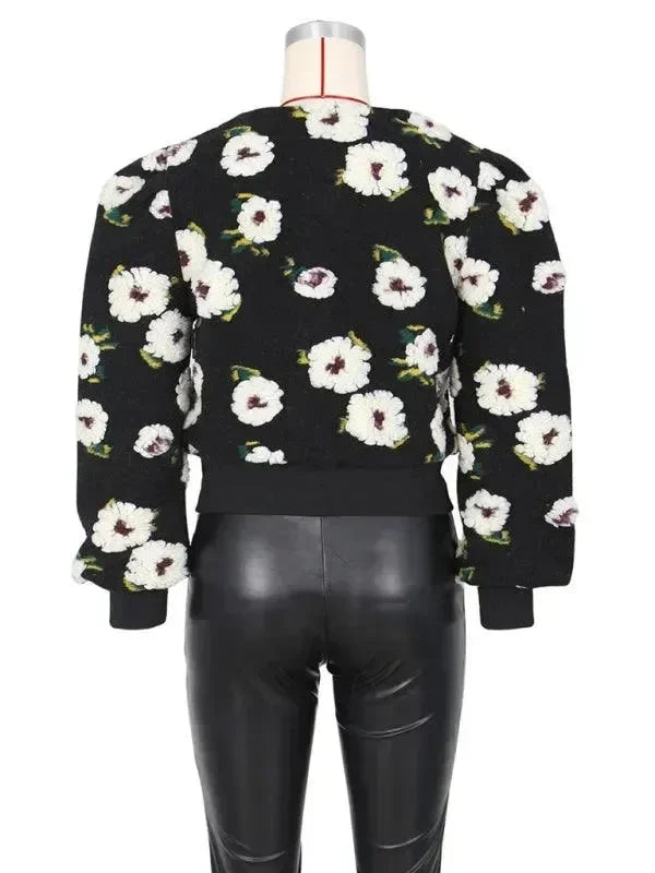 Women’s Floral Bolero Jacket Elegant Style
