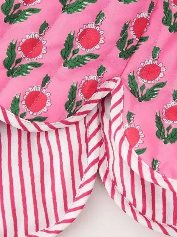 Women’s Floral Quilted Jacket Lightweight Style