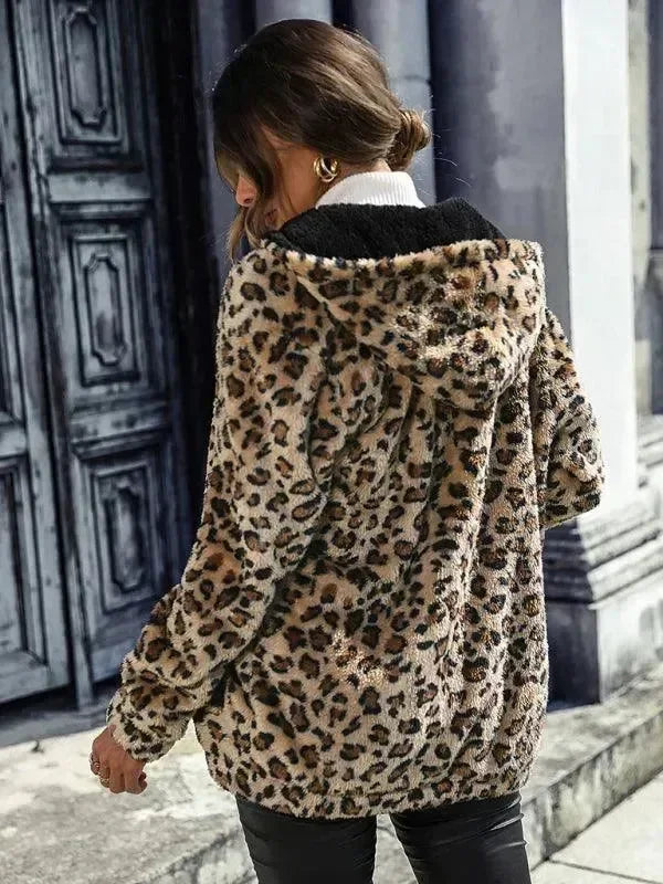 Women’s Hooded Fleece Jacket Casual Style