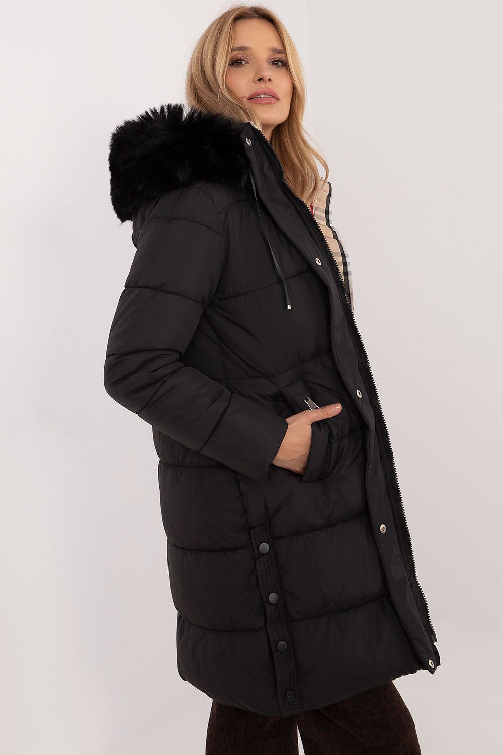 Women's Insulated Puffer Jacket — Brown