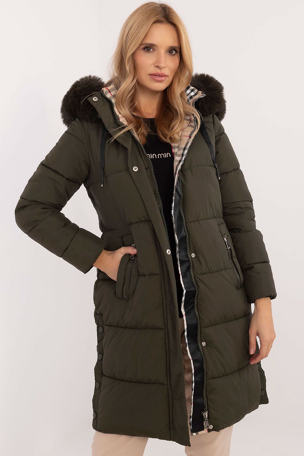 Women's Insulated Puffer Jacket — Brown
