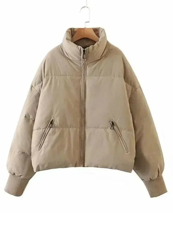 Women’s Lightweight Puffer Jacket Casual Style