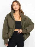 Women’s Lightweight Puffer Jacket Casual Style