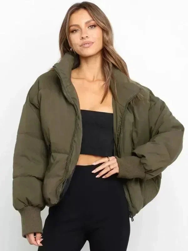 Women’s Lightweight Puffer Jacket Casual Style