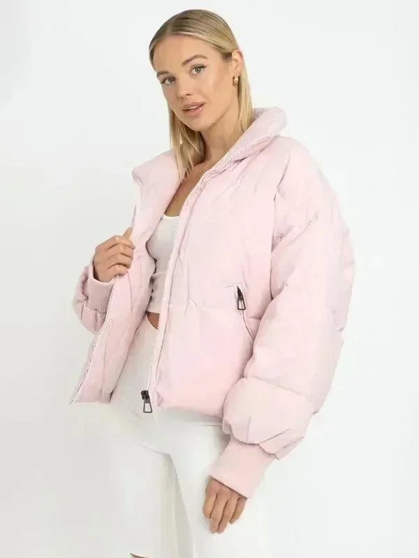 Women’s Lightweight Puffer Jacket Casual Style