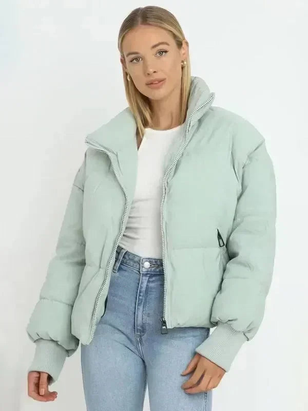 Women’s Lightweight Puffer Jacket Casual Style