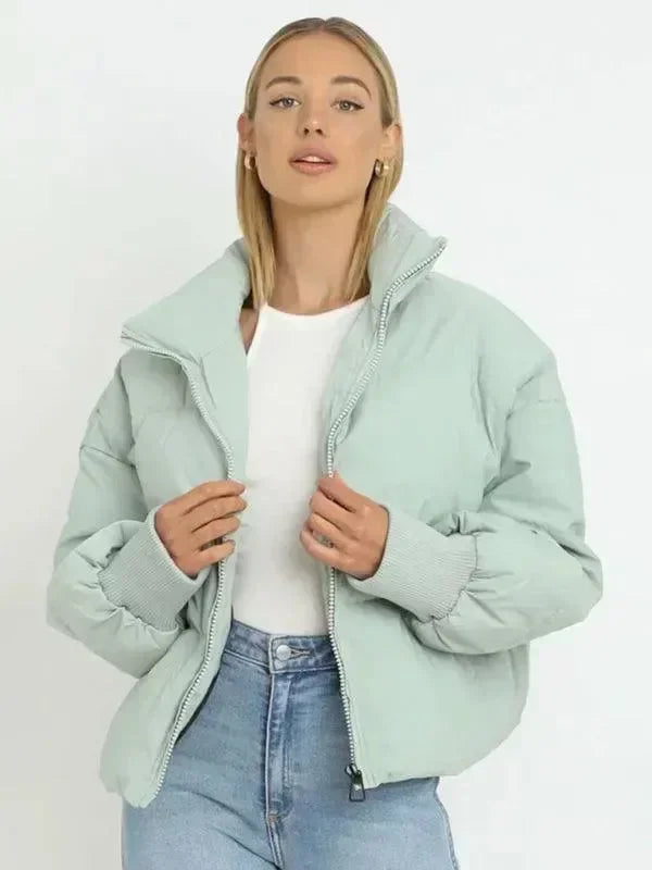 Women’s Lightweight Puffer Jacket Casual Style