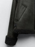 Women’s Moto Bomber Jacket Reversible Style