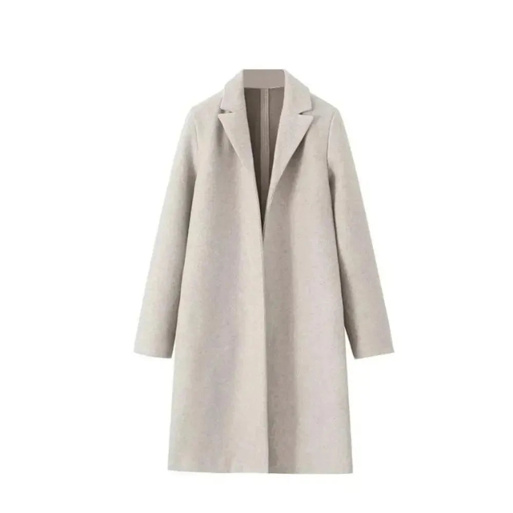 Women's Open Front Coat Lightweight Elegant Style